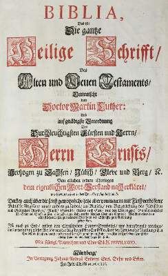 Bild Nr.2: 140-62 Biblia germanica.: (Bibeln)