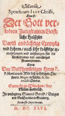 Bild Nr.1: 140-620 (Stempfle,M.).: (Alte Drucke, Handschriften und Theologie)