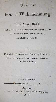 Bild Nr.1: 140-630 Suabedissen,D.T.: (Alte Drucke, Handschriften und Theologie)