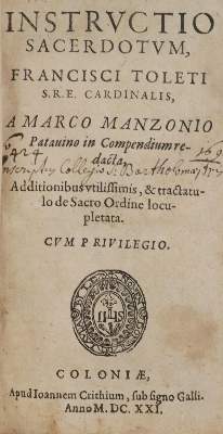 Bild Nr.1: 140-655 Toledo,F.de.: (Alte Drucke, Handschriften und Theologie)