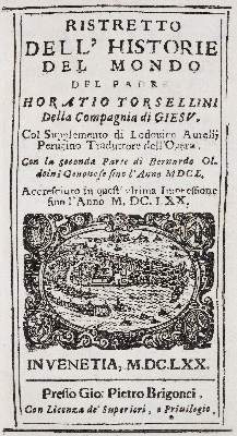Bild Nr.1: 140-658 Torsellini,H.: (Alte Drucke, Handschriften und Theologie)