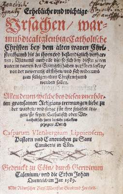 Bild Nr.1: 140-663 Ulenberg, Caspar.: (Alte Drucke, Handschriften und Theologie)