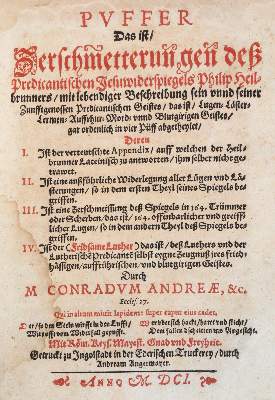 Bild Nr.1: 140-673 Vetter,C. (Pseud. C.Andreae).: (Alte Drucke, Handschriften und Theologie)