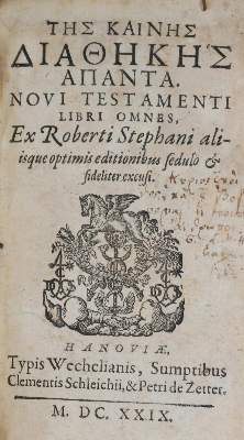 Bild Nr.1: 140-70 Biblia graeca.: (Bibeln)