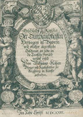Bild Nr.1: 140-708 Kilian,W.: (Genealogie und Heraldik, Bayern)