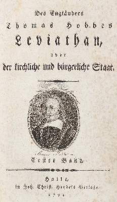 Bild Nr.1: 140-720 Hobbes,T.: (Politik und Staatswissenschaften)