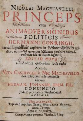 Bild Nr.1: 140-722 Machiavelli,N.: (Politik und Staatswissenschaften)