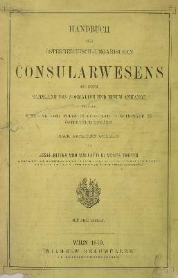 Bild Nr.1: 140-723 Malfatti di Monte Tretto,J.v.: (Politik und Staatswissenschaften)