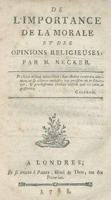 Bild Nr.1: 140-725 Necker,(J.).: (Politik und Staatswissenschaften)