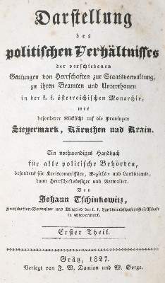 Bild Nr.1: 140-731 Tschinkowitz,J.: (Politik und Staatswissenschaften)