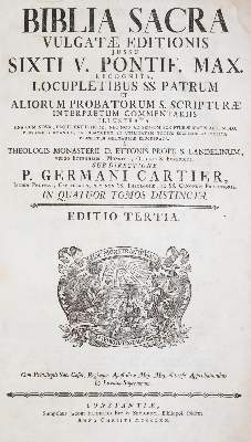 Bild Nr.1: 140-75 Biblia latina.: (Bibeln)