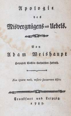 Bild Nr.1: 140-753 Weishaupt,A.: (Freimaurerei)