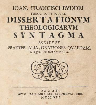 Bild Nr.2: 140-759 Buddeus,J.F.: (Grenzwissenschaften und Okkultismus)