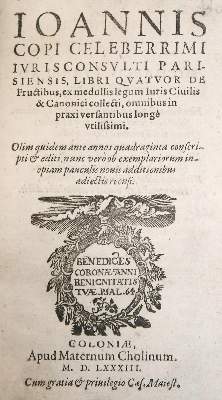 Bild Nr.1: 140-792 Cop,J.: (Juridica und Kriminologie)