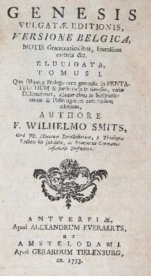 Bild Nr.1: 140-80 Smits,W. (Hrsg.).: (Bibeln)