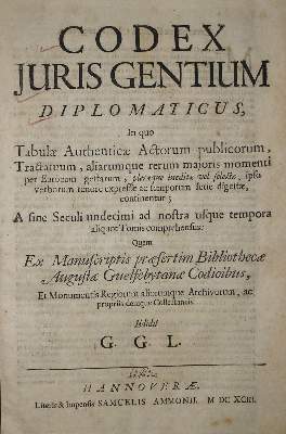 Bild Nr.1: 140-807 Leibniz,G.W.: (Juridica und Kriminologie)