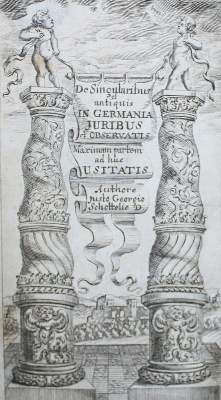 Bild Nr.1: 140-820 Schottelius,J.G.: (Juridica und Kriminologie)
