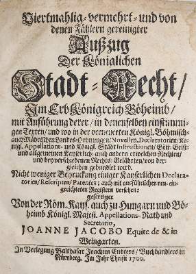 Bild Nr.1: 140-823 Weingarten,J.J.v.: (Juridica und Kriminologie)