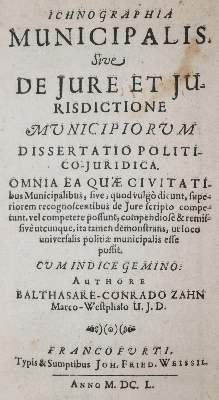 Bild Nr.1: 140-826 Zahn,B.C.: (Juridica und Kriminologie)