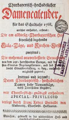 Bild Nr.1: 140-829 Damenkalender.: (Kalender)
