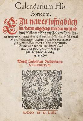 Bild Nr.1: 140-831 Goldwurm,C.: (Kalender)