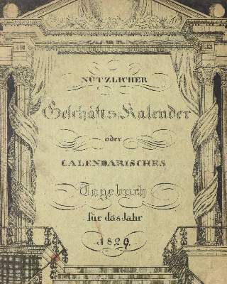 Bild Nr.1: 140-832 Grätzer Schreibkalender: (Kalender)