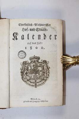 Bild Nr.22: 140-834 Hof- und Staats-Kalender,: (Kalender)