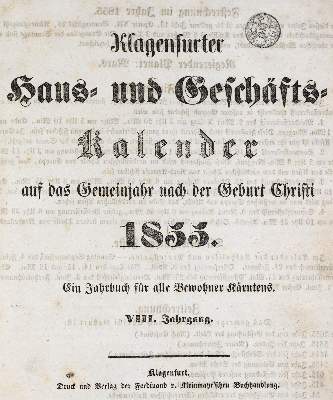 Bild Nr.1: 140-836 Klagenfurter: (Kalender)