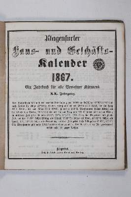 Bild Nr.21: 140-836 Klagenfurter: (Kalender)