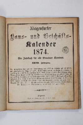 Bild Nr.23: 140-836 Klagenfurter: (Kalender)