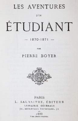 Bild Nr.1: 140-879 Boyer,P.: (Militaria)