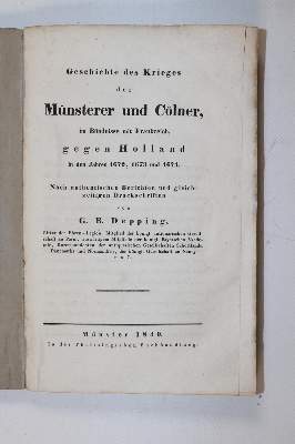 Bild Nr.1: 140-883 Depping,G.P.: (Militaria)