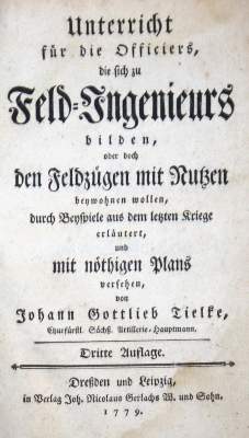 Bild Nr.1: 140-905 Tielke,J.G.: (Militaria)