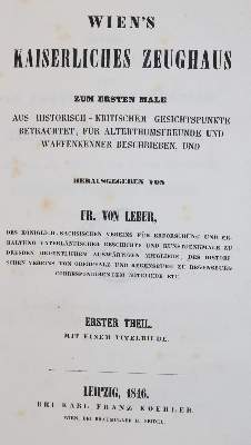 Bild Nr.1: 140-910 Leber,F.v. (Hrsg.).: (Militaria, Waffen)