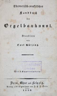 Bild Nr.1: 140-929 Kützing,C.: (Musik)