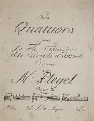 Bild Nr.1: 140-939 Pleyel,I.: (Musik)