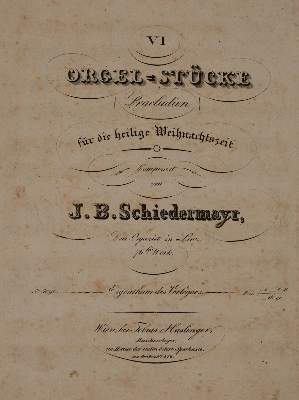 Bild Nr.1: 140-946 Schiedermayr,J.B.: (Musik)
