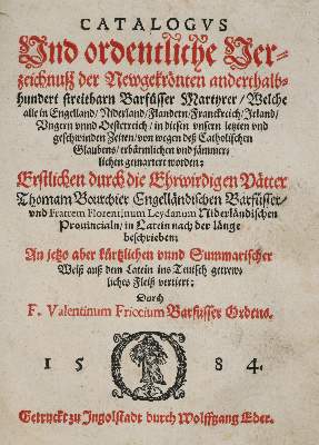 Bild Nr.1: 140-95 Bourchier,T. u. F.Leydanus.: (Alte Drucke, Handschriften und Theologie)