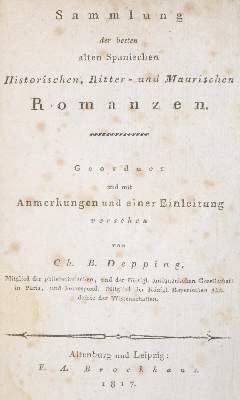 Große Abbildung Nr.1: 141-1002 Depping,C.B.: (Literatur und illustrierte Bücher bis 19.Jahrhundert)