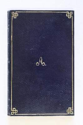 Große Abbildung Nr.3: 141-1011 Dunkelblauer Lederband: (Einband)