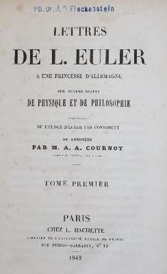 Große Abbildung Nr.1: 141-1019 Euler,L.: (Literatur und illustrierte Bücher bis 19.Jahrhundert)