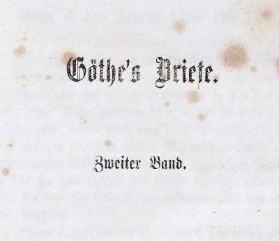 Große Abbildung Nr.1: 141-1033 Goethe,J.W.v.: (Literatur und illustrierte Bücher bis 19.Jahrhundert)
