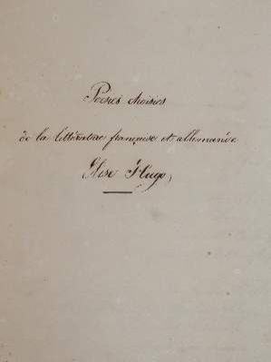 Große Abbildung Nr.1: 141-1041 Hugo, Elise.: (Handschriften)
