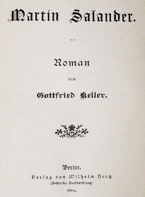 Große Abbildung Nr.1: 141-1055 Keller,G.: (Literatur und illustrierte Bücher bis 19.Jahrhundert)