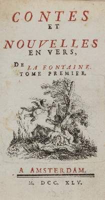 Große Abbildung Nr.2: 141-1063 La Fontaine,(J.)de.: (Literatur und illustrierte Bücher bis 19.Jahrhundert)
