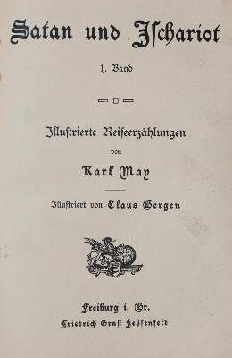 Große Abbildung Nr.1: 141-1079 May,K.: (Literatur und illustrierte Bücher bis 19.Jahrhundert)
