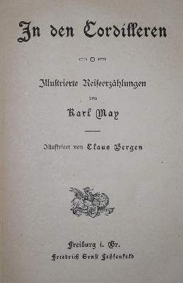Große Abbildung Nr.1: 141-1080 May,K.: (Literatur und illustrierte Bücher bis 19.Jahrhundert)