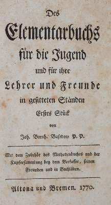 Große Abbildung Nr.4: 141-1101 Basedow,J.B.: (Pädagogik)