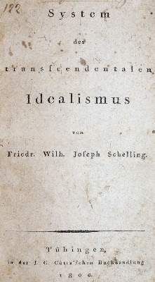Große Abbildung Nr.1: 141-1119 Schelling,F.W.J.: (Literatur und illustrierte Bücher bis 19.Jahrhundert)