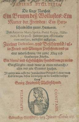 Große Abbildung Nr.1: 141-1133 Spelta,A.M.: (Literatur und illustrierte Bücher bis 19.Jahrhundert)